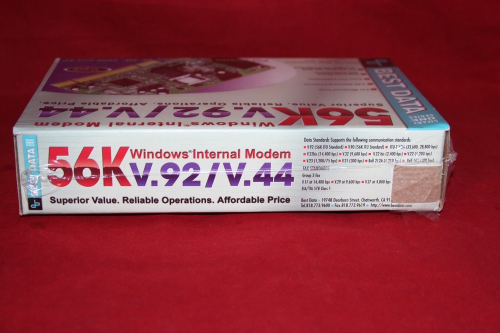 PCI Best Data Windows Internal Modem 56 Kbps V.92/V.44
