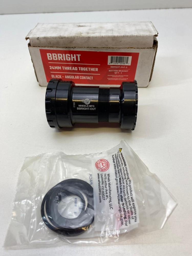 new Wheels Mfg BBRight Threaded Bottom Bracket - Angular Contact Bearings