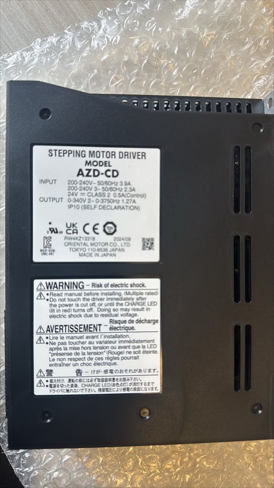 MINT CONDITIONORIENTAL MOTOR AZD-CD DRIVER *