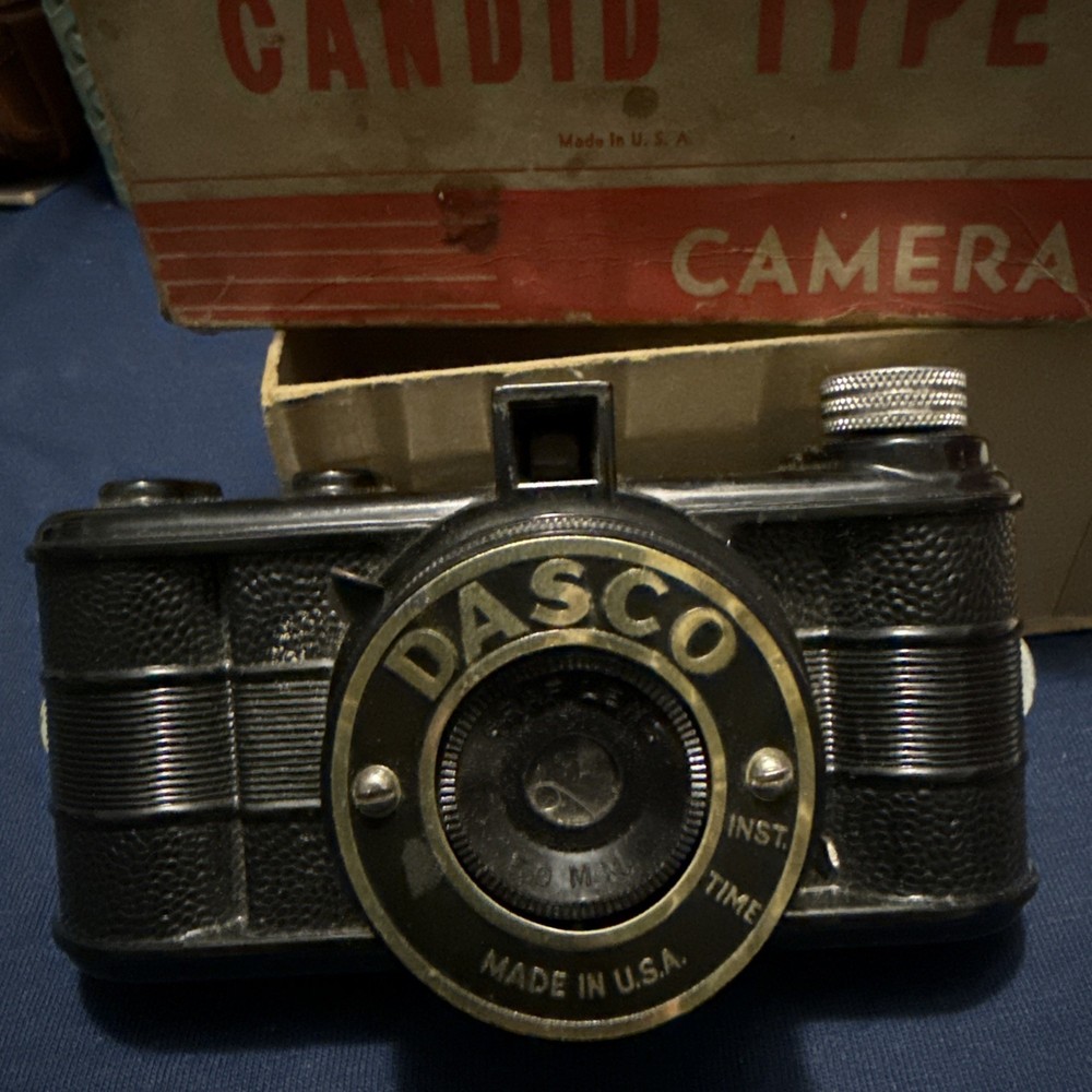 Dasco Candid Type Camera With Original Box. Made In USA