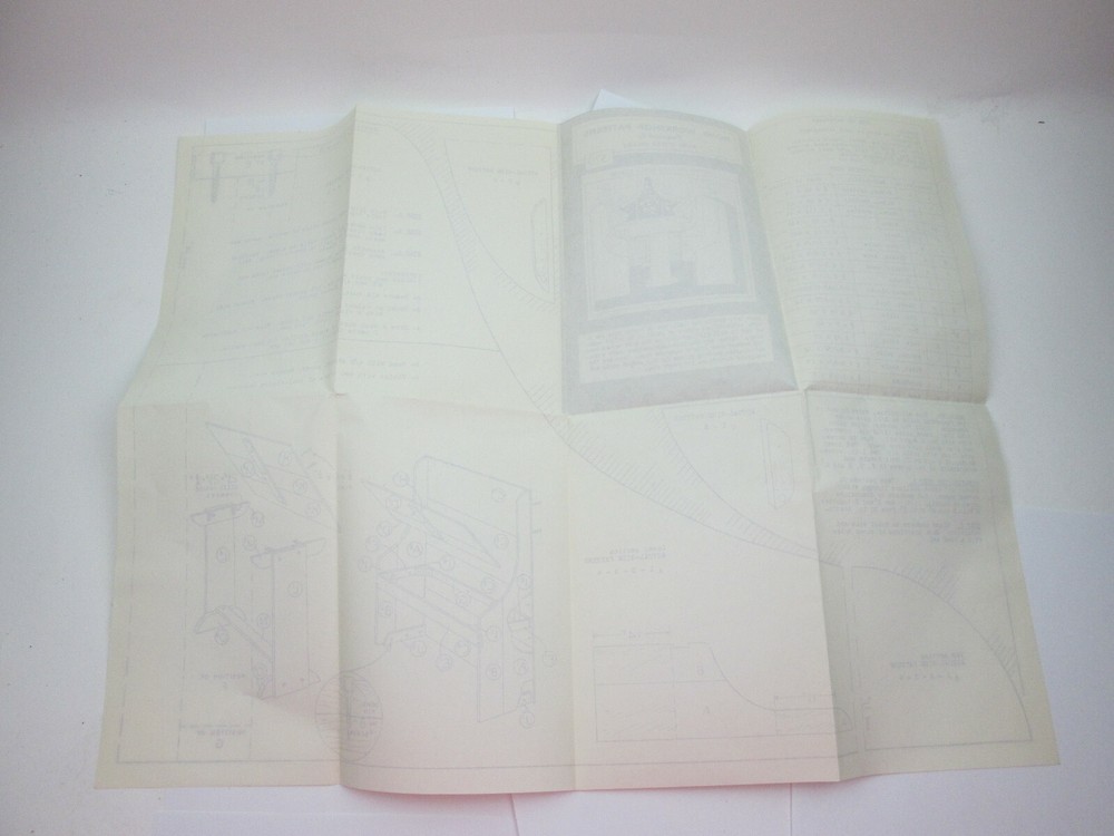 Vintage Ruth Spears Home Workshop Patterns Dinette Set Dinner Table Instructions