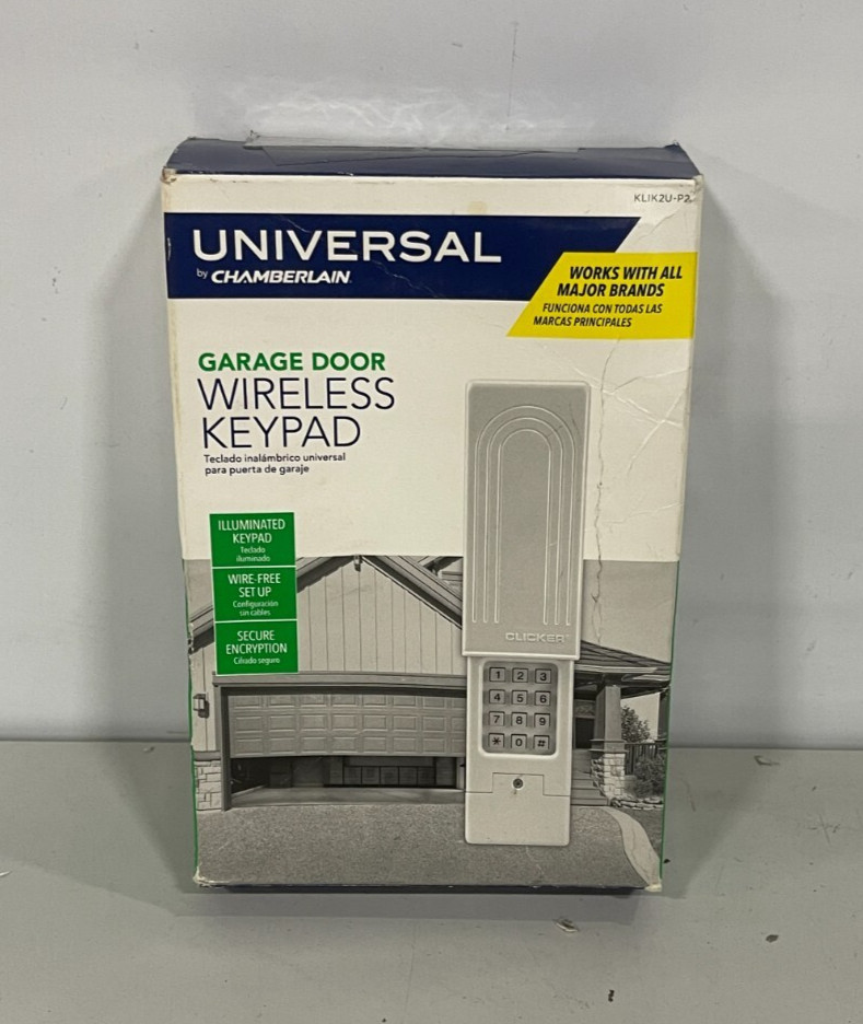 Chamberlain Universal Garage Door Wireless Keypad KLIK2U-P2