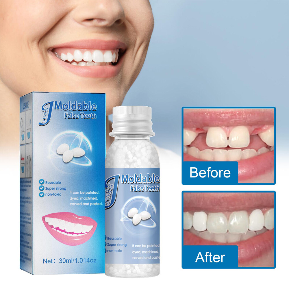 Resin False Teeth Solid Glue Temporary Tooth Repair Moldable Teeth Gap Denture