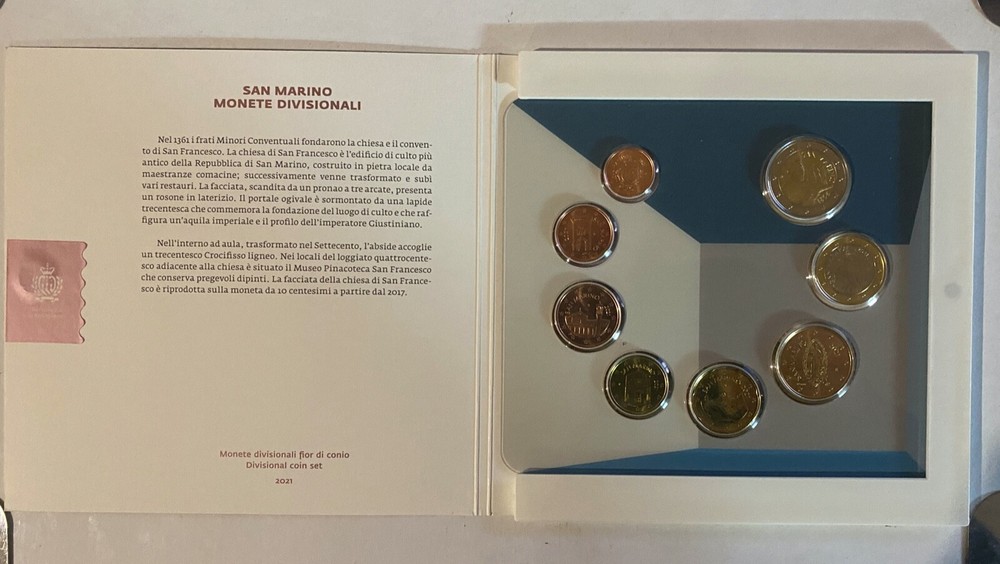 SAN MARINO BNC COINSET 2021