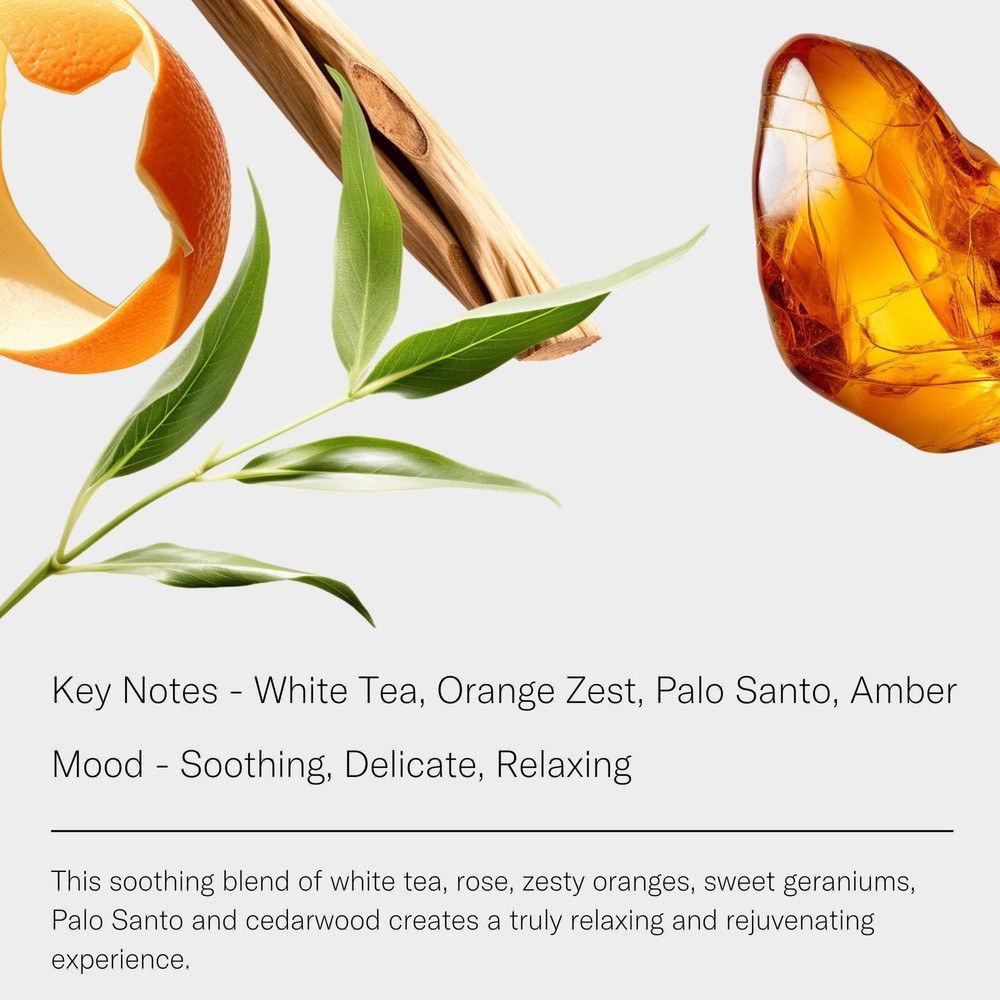 AromaTech White Tea Aroma Essential Oil Blend - 120ml Ultrasonic Diffuser