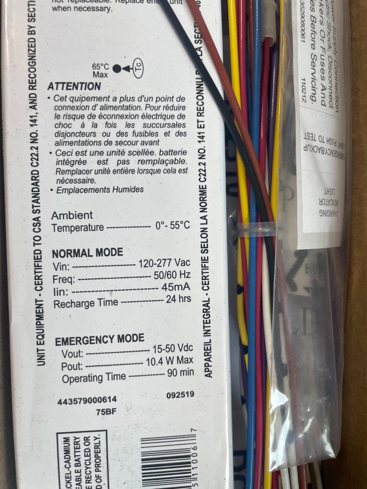 Philips Bodine BSL310PC Emergency LED Driver