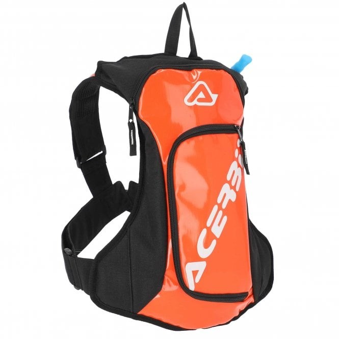 Acerbis Hydration Pack - ACQUA 5L Backpack w/2L Hydration Pack (Orange/White)