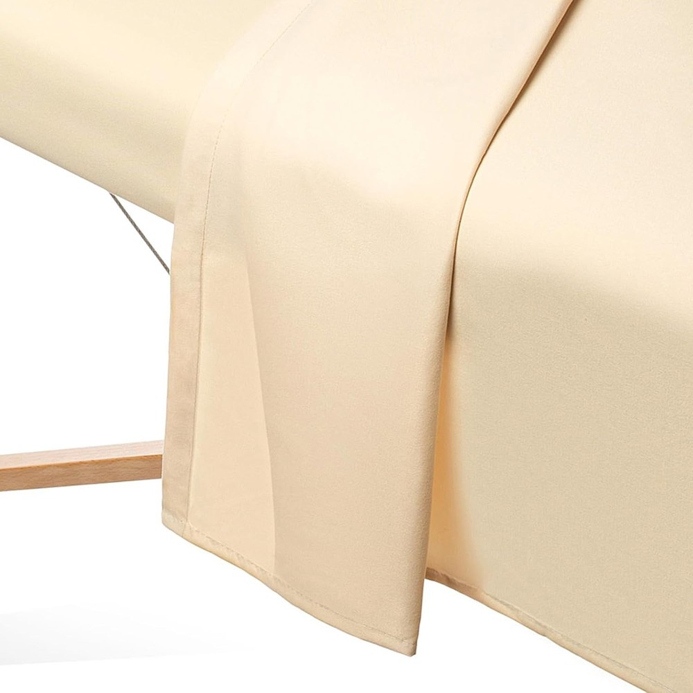 Luxury 3-Piece Microfiber Massage Table Sheet Set - Natural Comfort for Clients