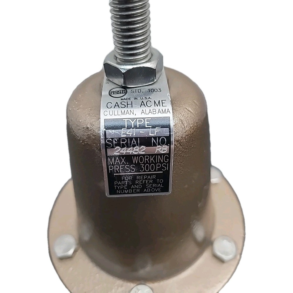 Cash Acme 24482-0045 E41 1" Threaded NPT Pressure Regulating Valve