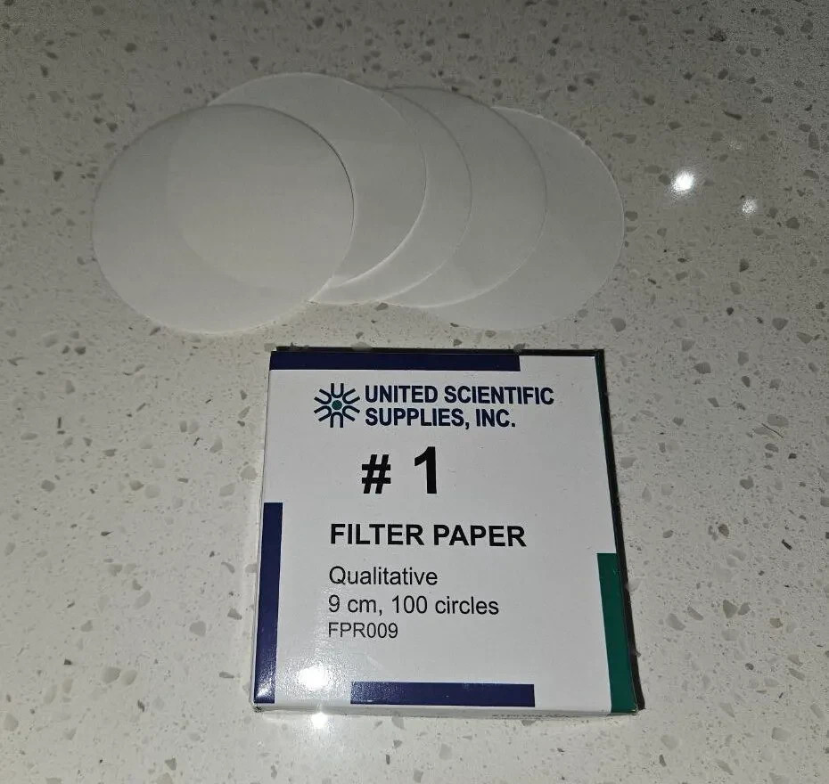100x replacement 90mm Circular filter papers