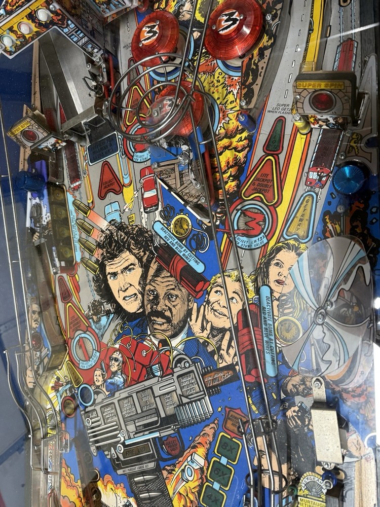Lethal Weapon 3 1992 DATA EAST Pinball Machine GREAT Condition