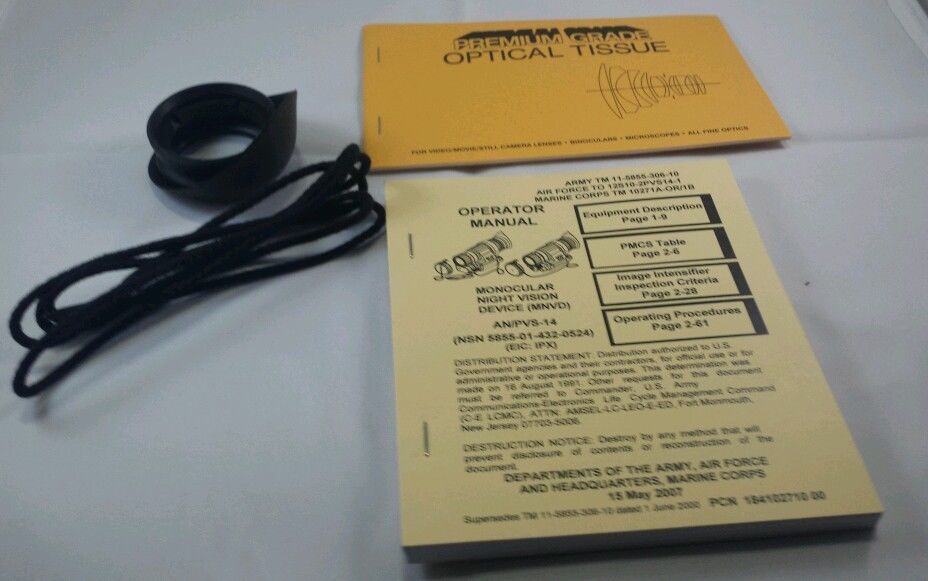 ST Green Phosphor Pvs-14 Night Vision Monocular Photonis Echo Data Sheet