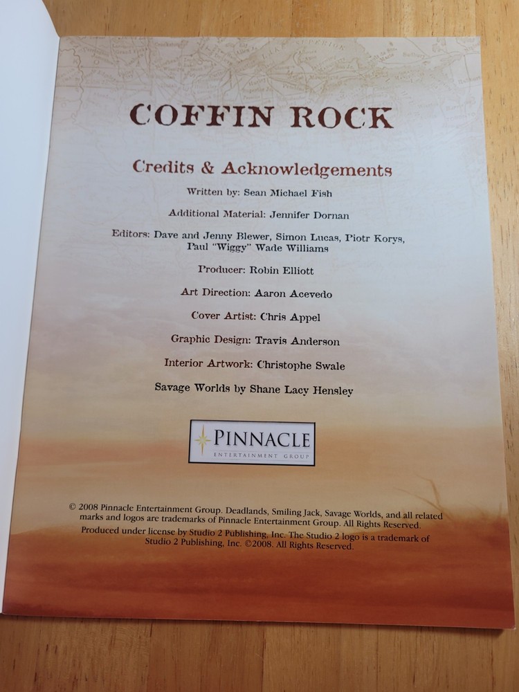 Great White Deadlands Coffin Rock