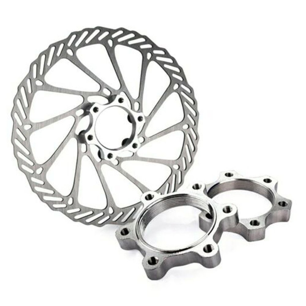 High Quality Threaded Hubs Flange Adapter Replacement Silver 2pcs 44mm