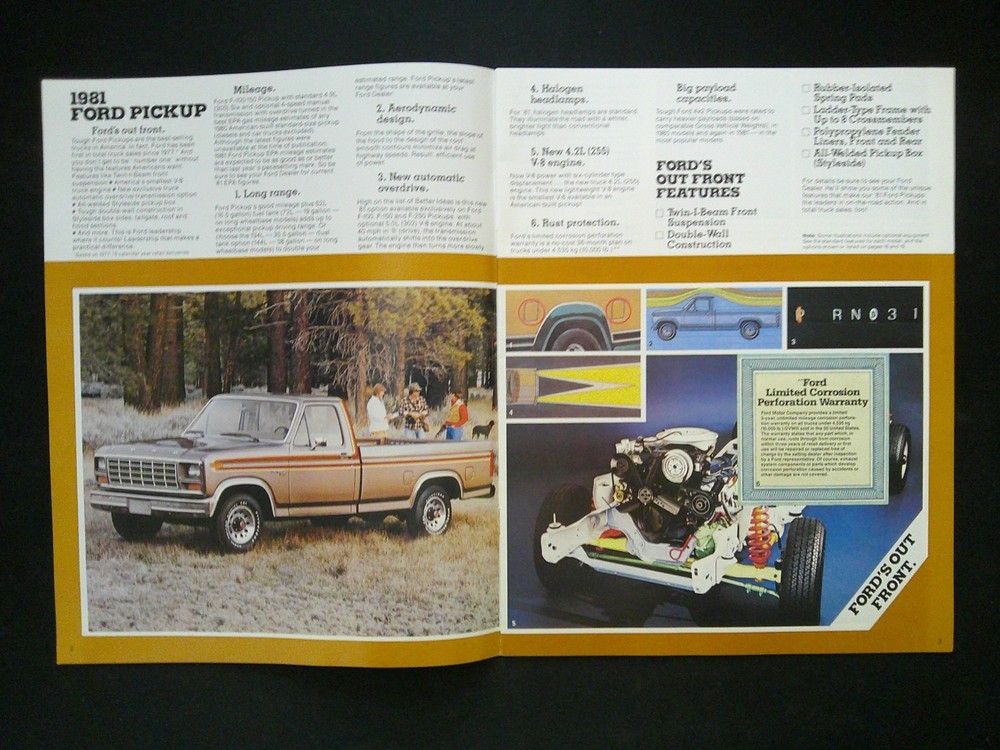 1981 Ford Pickup Sales Catalog