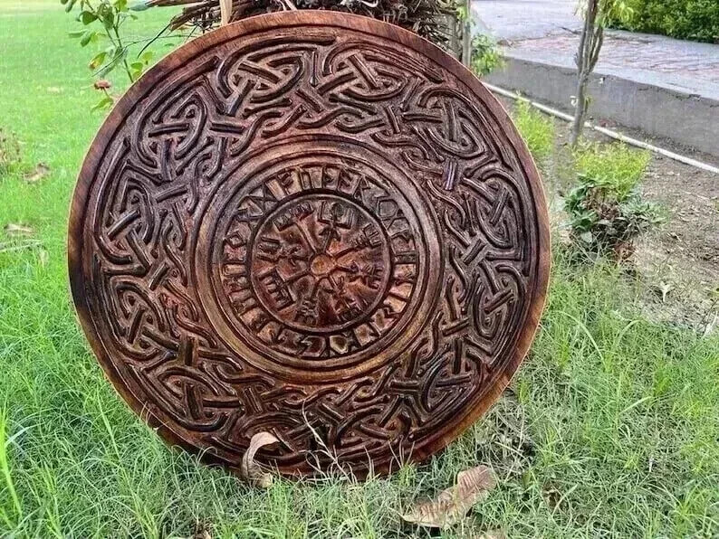 Design Shield Handmade Viking Handwaved Battle-Ready Shield Shield beast gift