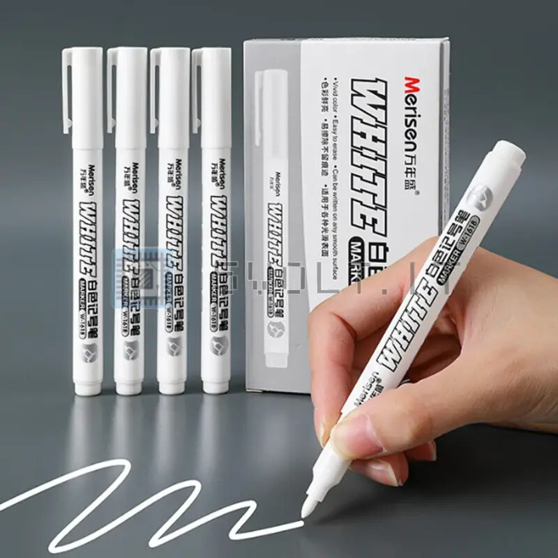 White marker paint alcohol waterproof tires