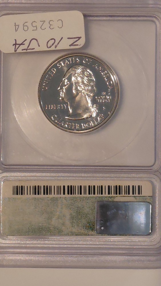 2000-S Proof State Quarter Set 25c ICG PR70 DCAM Clad