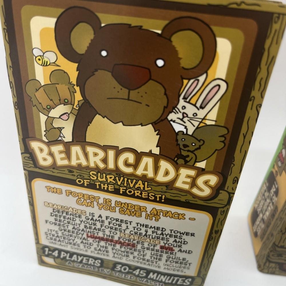 Bearicades 9th Level Card Game- Used/complete Game Set
