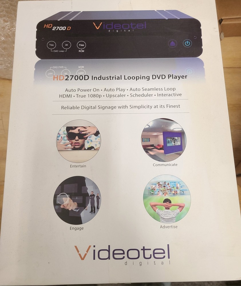 Videotel HD2700D Industrial Looping Media Player