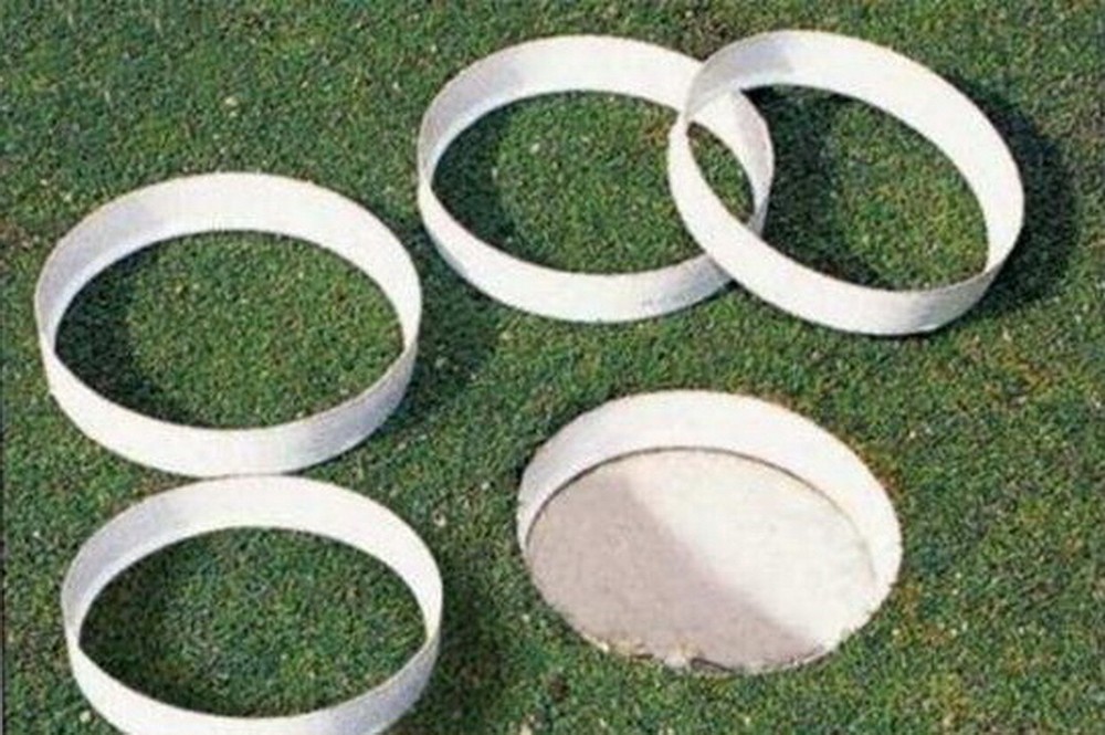 A99 Golf Putting Green Cup Ring Golf Field Accessory Accessories 4pcs