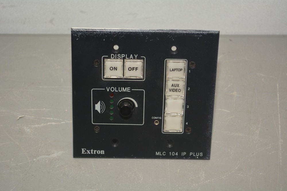 ^ Extron Electronics MLC 104 IP Plus MediaLink Button Black Controller #X1295
