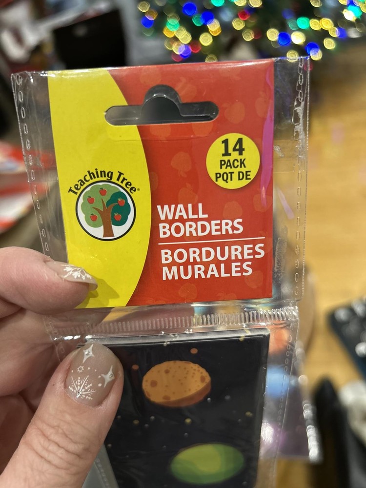 Teaching Tree Wall Borders Planets Space 14 Pieces Total