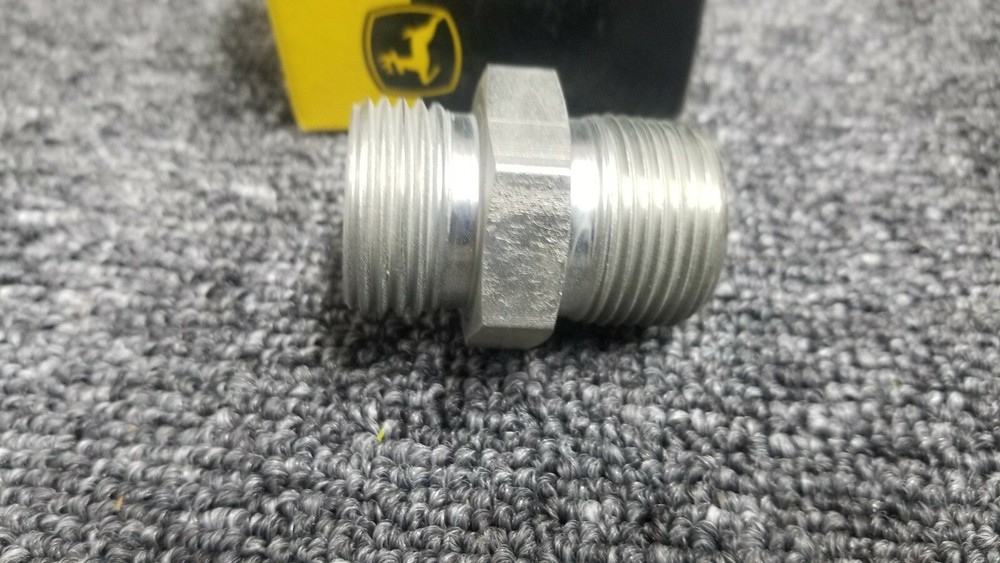 John Deere Original Equipment Adapter Fitting T56249 OEM LOADER, SKID-STEER