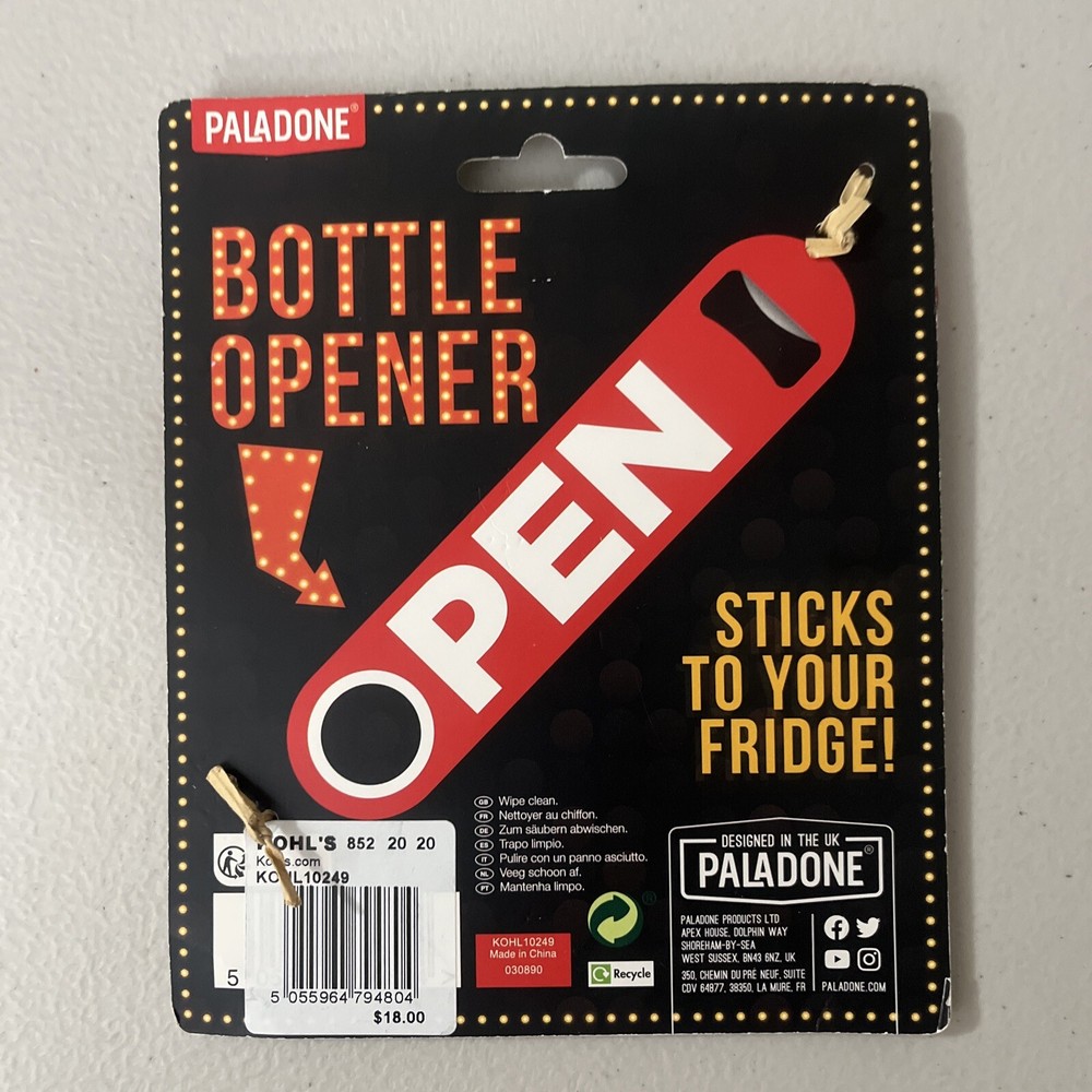 Bottle Opener Paladone Fridge Magnet