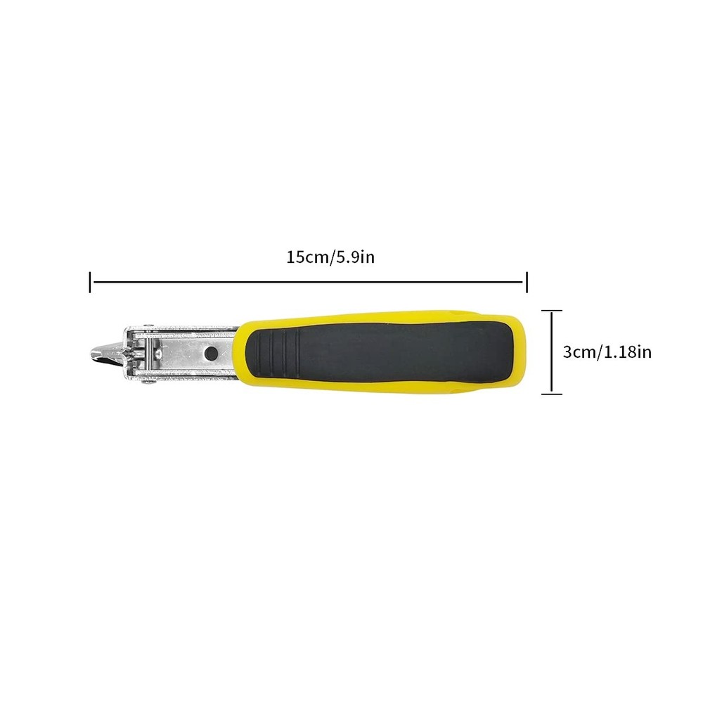 Staple Remover, Puller Tool, Upholstery and Construction Heavy Yellow