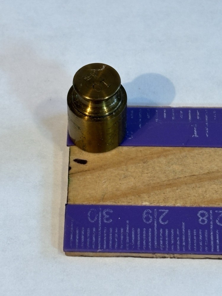 10g Replacement Brass Scale Weight Vintage #2