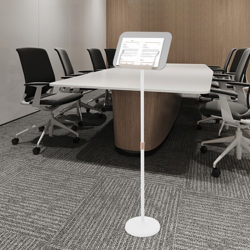 Adjustable Height Floor Lectern Podium Stand for Laptop Presentations