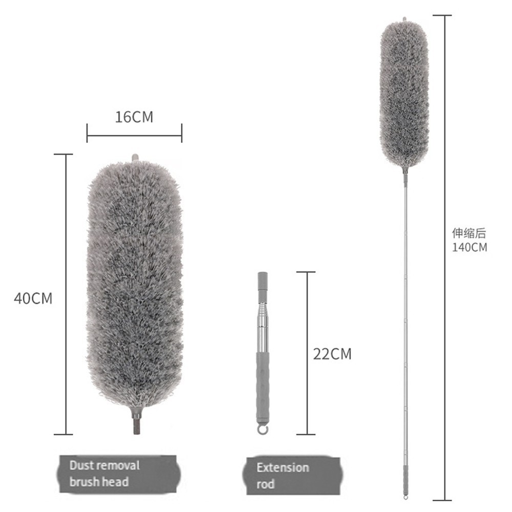 Microfiber Feathers Duster with Extra Long Pole Long Handle Dusters E3F95155