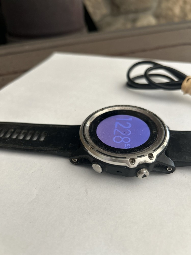 Garmin Descent Mk1 Dive Computer/Watch - Silver Sapphire/Black