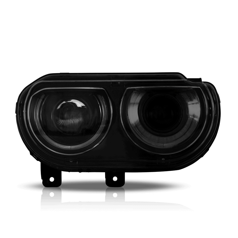 VLAND For Dodge Challenger SXT RT SRT 2008-2014 Projector Headlights Assembly