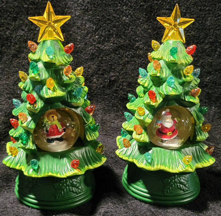 Evergreen LED Mini Christmas Tree Water Globe #8LED794