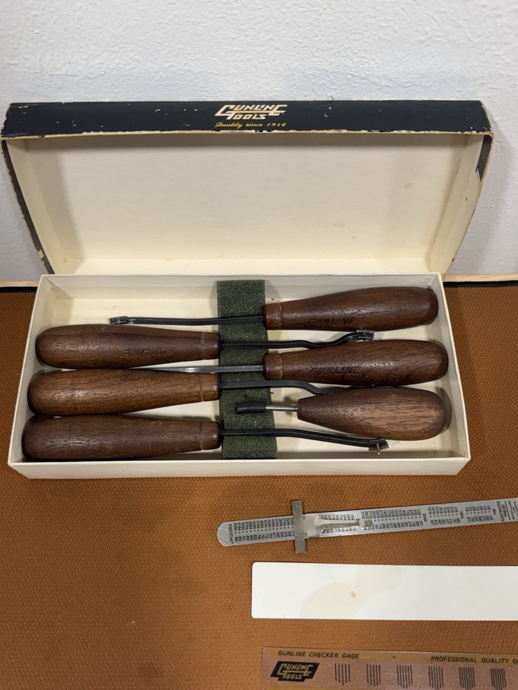 Vintage Gunline Tools Improved Checkering Tool Set- Camp Perry 16
