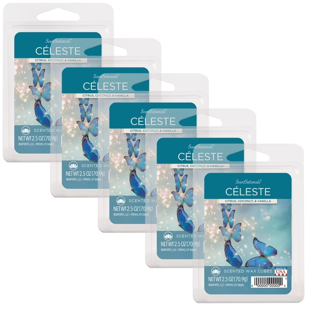 Celeste Scented Wax Melts, , 2.5 oz (5-Pack)