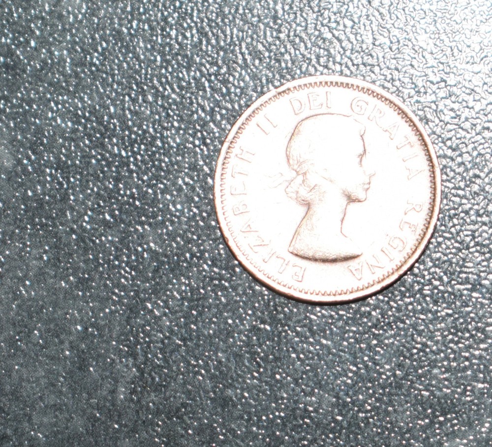 CANADA COIN 1 cent 1955 in case ~~L@@K~~