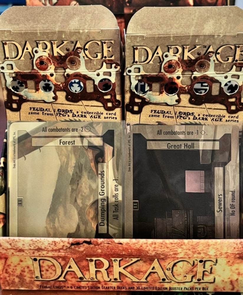 Dark Age: Feudal Lords CCG (1996) Unsealed Starter Deck Sets