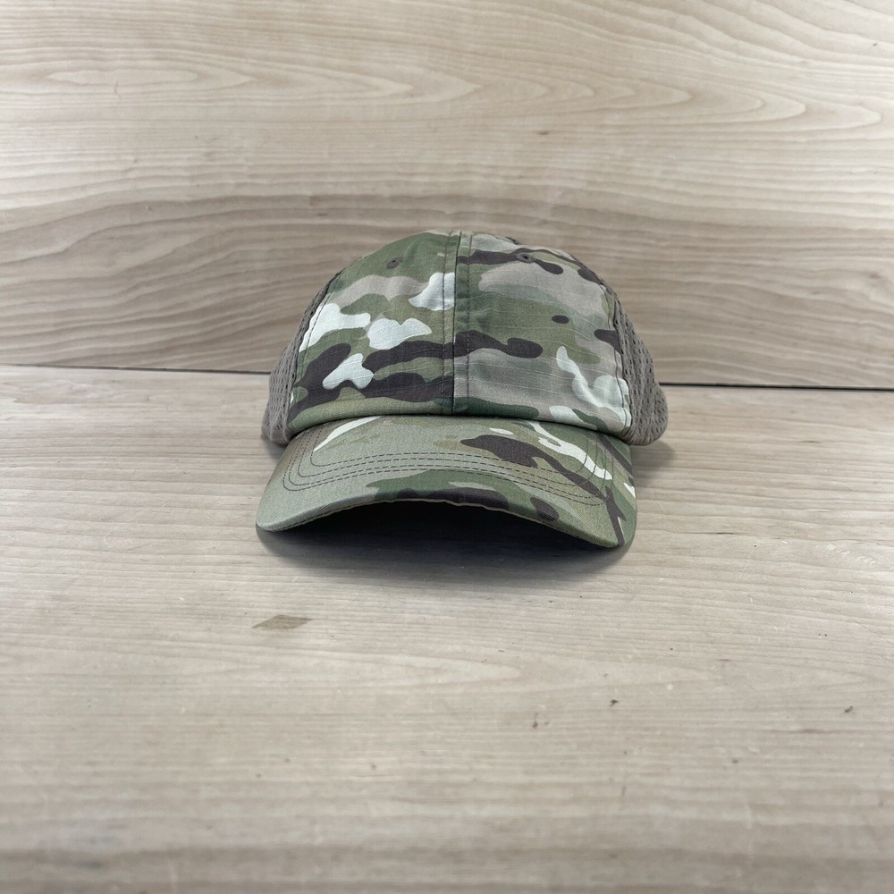 Squared Away2 Tactical Multicam Mesh Green Camo Adjustable Baseball Cap Hat