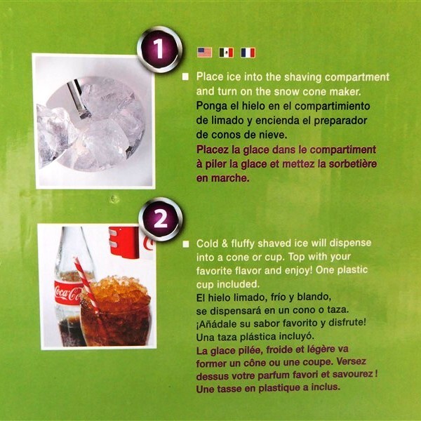 Nostalgia Electronics Snow Cone Maker Coca Cola New in Box