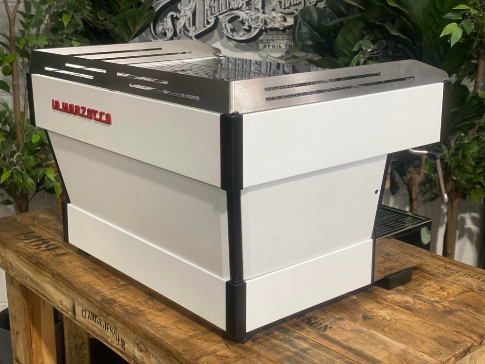 LA MARZOCCO LINEA PB 2 GROUP WHITE & STAINLESS ESPRESSO COFFEE MACHINE