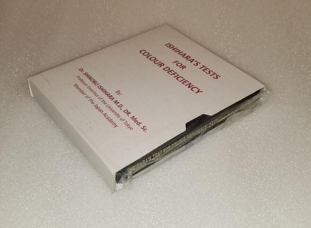 Ishihara Test Book 24 Plate With Occluder For Color Deficiency