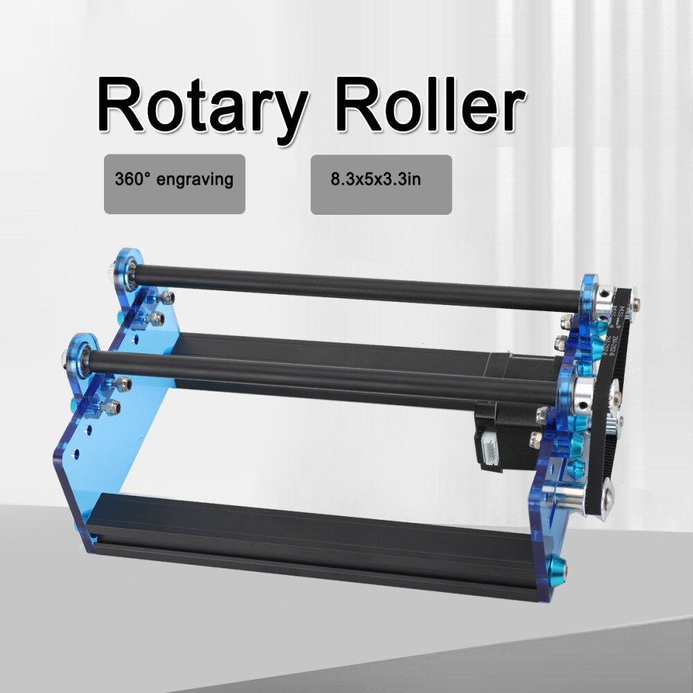 Laser Rotary Roller Engraver Y-axis Rotary Roller 5 Level Adjustable.