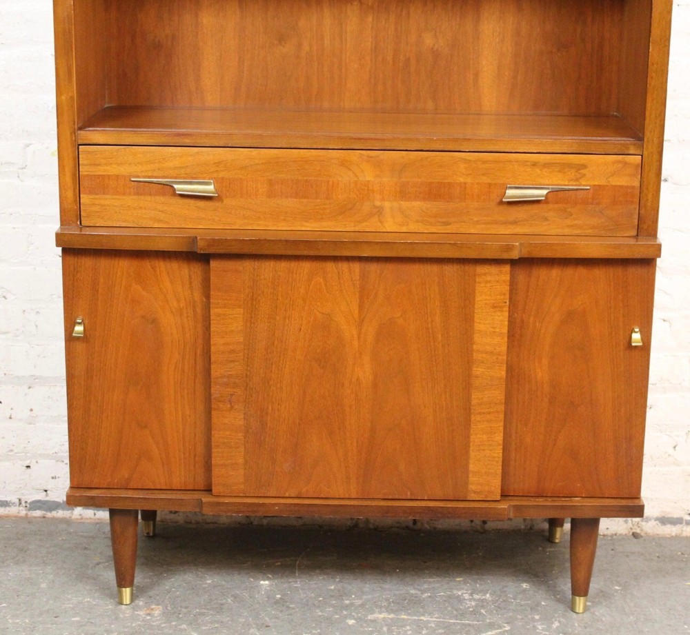 Mid-Century Vintage American Walnut Bookcase