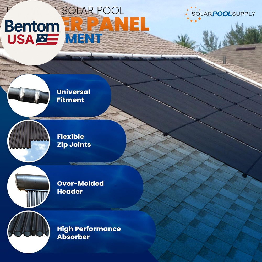 Highest Performing Design - Universal Solar Pool Heater Panel Replacement - 15-2