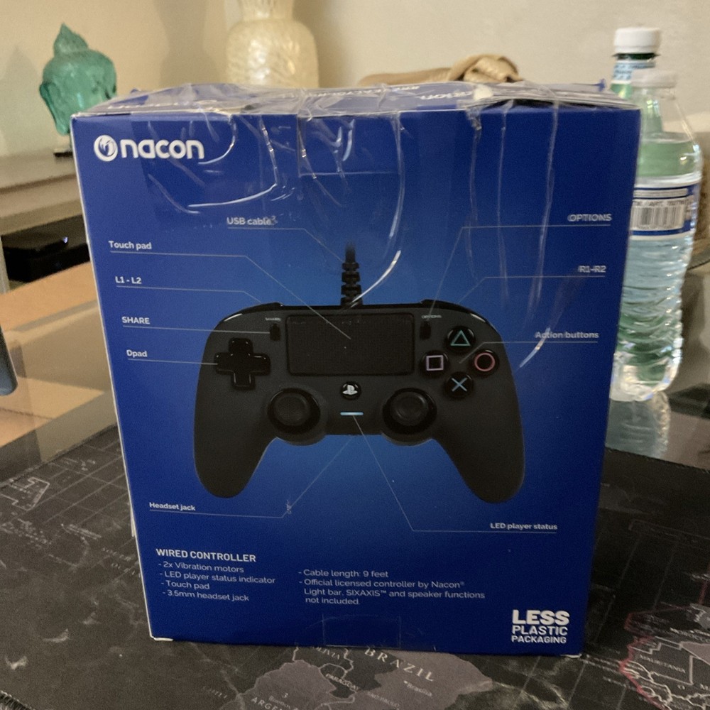 Nacon Wired Controller For PlayStation 4 PS4 and PC, Open Box