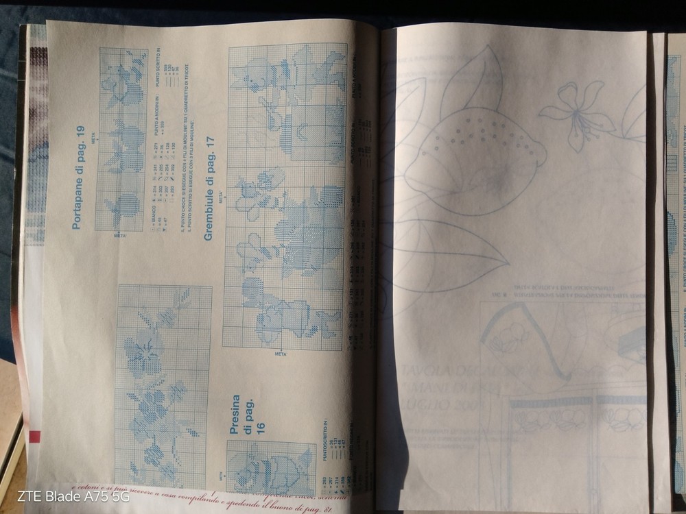 Fairy Mani No.7 July 2003 - Original Craft Pattern Sheets & Decals - Italy