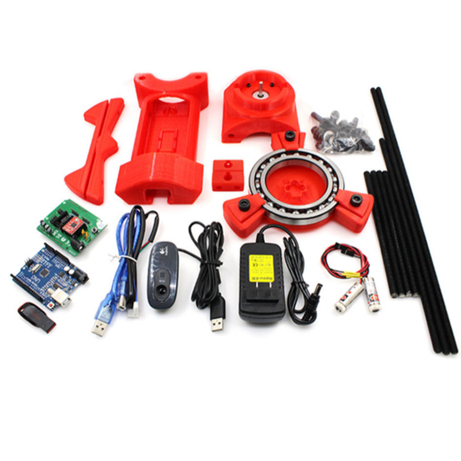 3D Scanner Laser Printer Plate Desktop Object Open Source Scanning Parts Kit